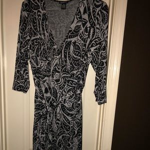 Black & Silver Glamour dress size 20.